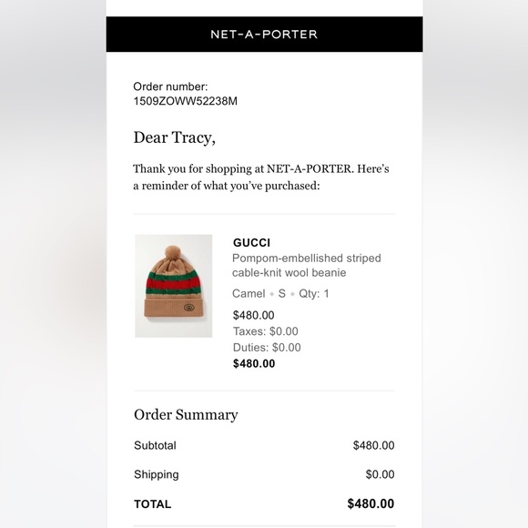 Authentic Gucci pompom-embellished striped cable-knit wool beanie. - Picture 2 of 3